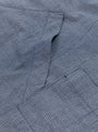 Gingham Working Shirt Blue TDR (Pocket Detail) at Couverture & The Garbstore
