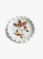 Garden Salt Dish 4 White Stephanie Dawn Matthias (top view) at Couverture & The Garbstore