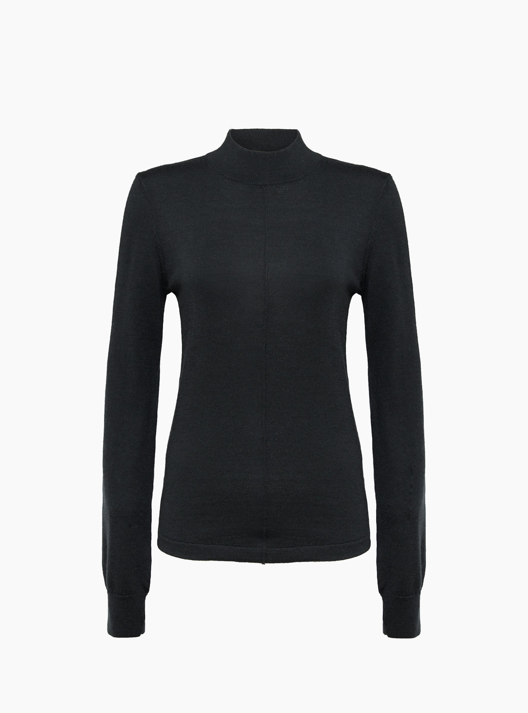 W Youth Knit Tee Black Black YMC (Front) at Couverture & The Garbstore