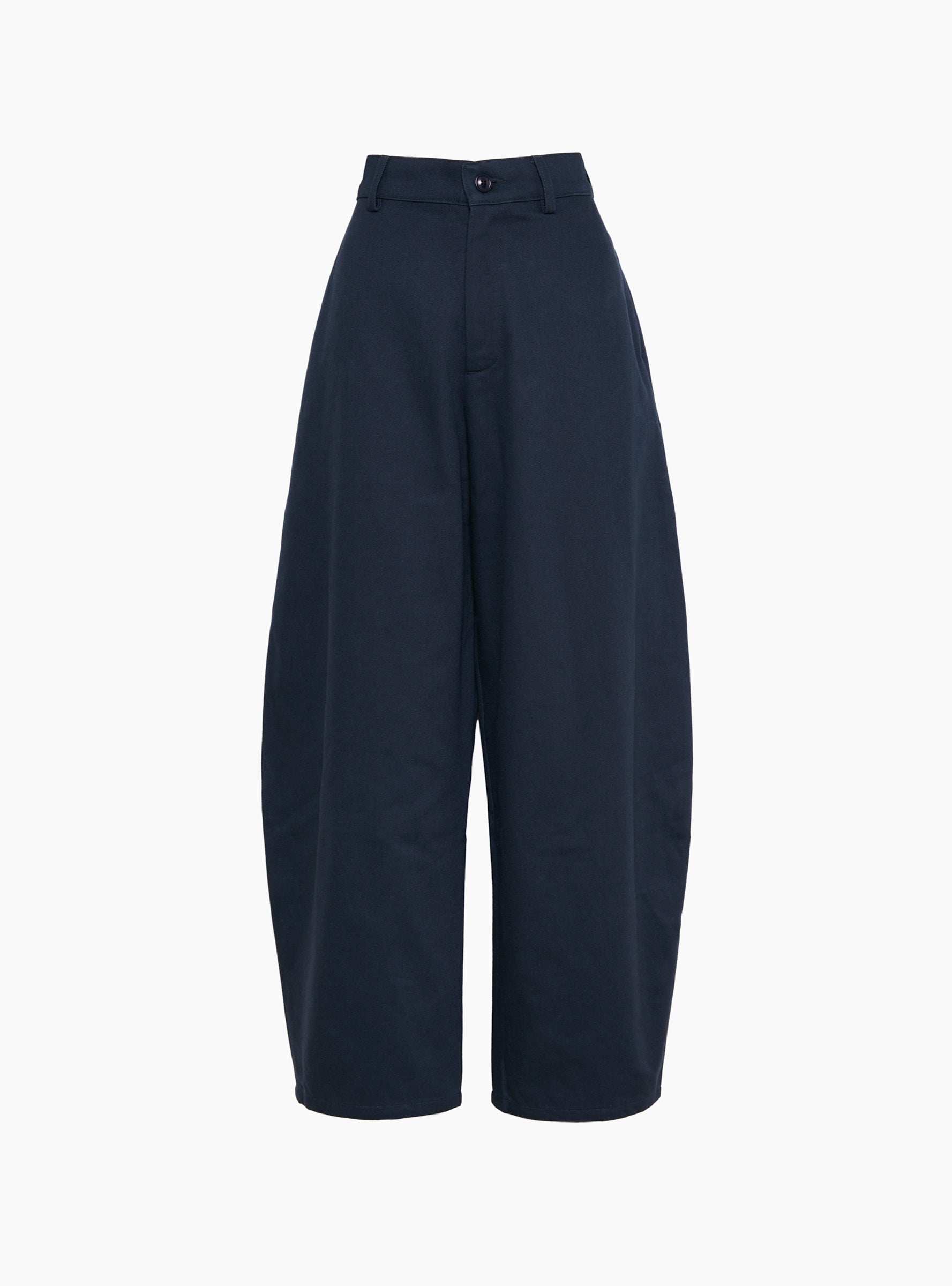 W Like A Trouser Navy Cotton Drill Navy YMC (Front) at Couverture & The Garbstore