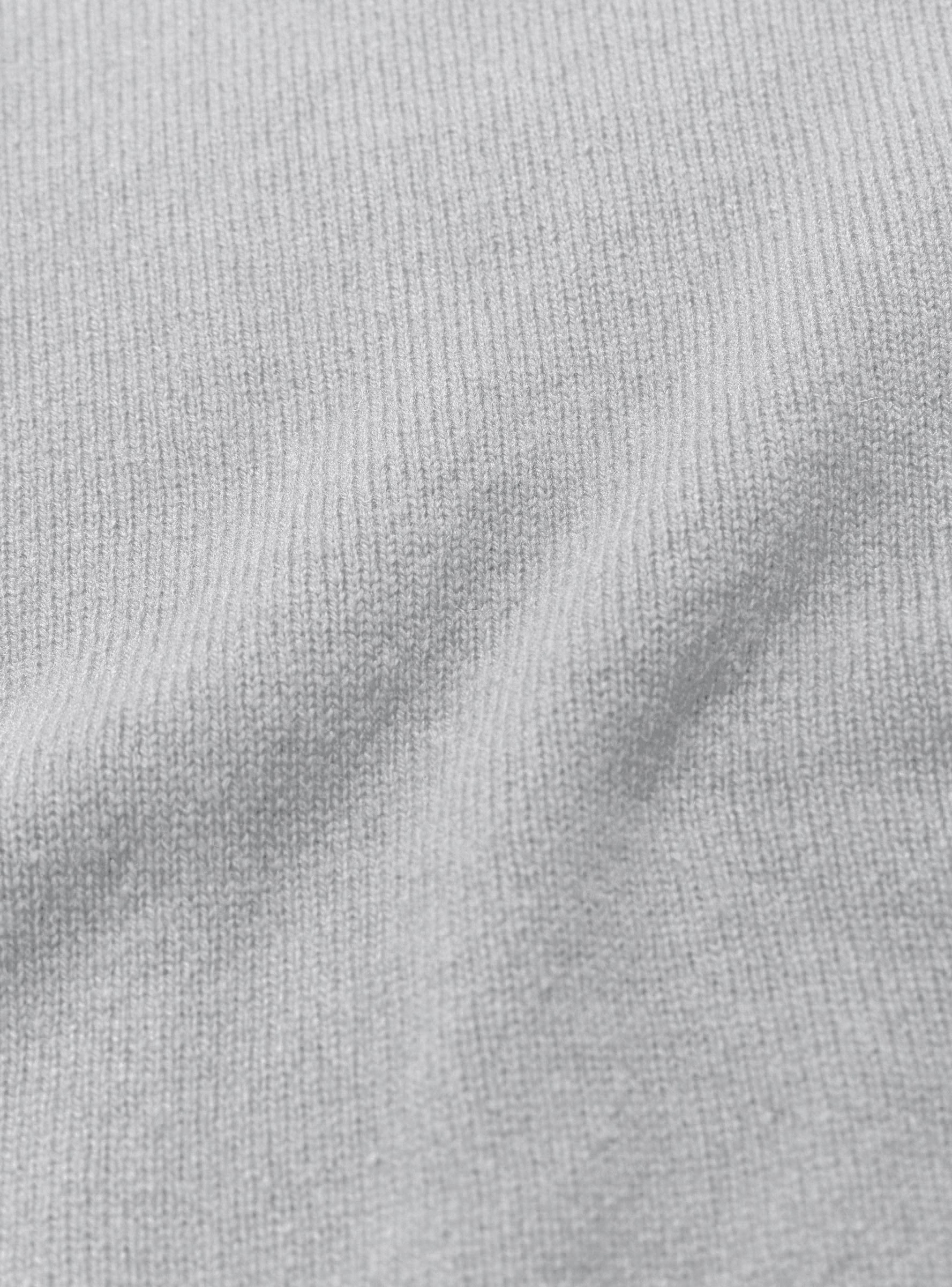 Seamless Lambswool Crew Coyote Grey TDR (Fabric Detail) at Couverture & The Garbstore