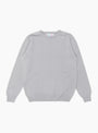 Seamless Lambswool Crew Coyote Grey TDR (Front) at Couverture & The Garbstore