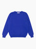Seamless Lambswool Crew Klein Blue TDR (Front) at Couverture & The Garbstore
