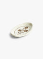 Alpage Petit Oval Tray n2 Beige Stephanie Dawn Matthias (front view) at Couverture & The Garbstore