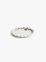 Garden Salt Dish White Stephanie Dawn Matthias (front view) at Couverture & The Garbstore