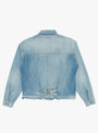 Single Pleat Nep Denim Jacket Repair TDR (Back) at Couverture & The Garbstore