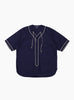 1930's Cotton Community League Broken Baseball Jersey Navy TDR (Front) at Couverture & The Garbstore