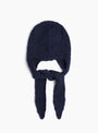 Cashmere and Silk Hat Navy Navy KARA (Front) at Couverture & The Garbstore