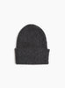 Brushed Baby Alpaca Hat Charcoal Melange Charcoal Melange KARA (Front) at Couverture & The Garbstore