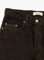 M Generation Trousers Dark Brown MFPEN (waist detail) at Couverture & The Garbstore
