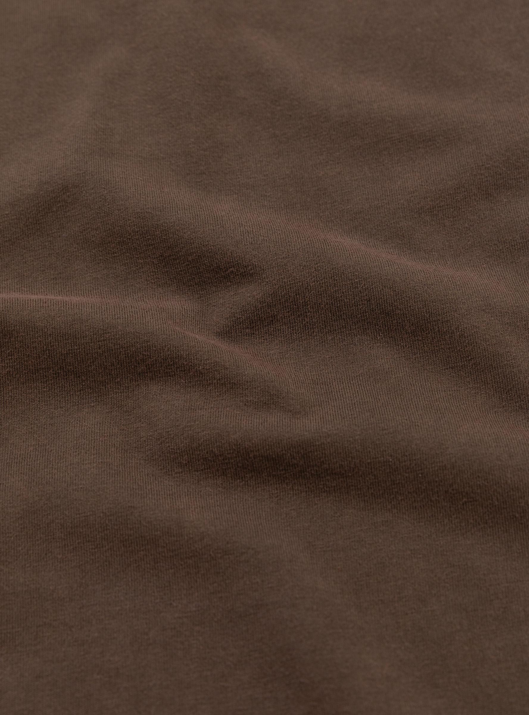 M New Tee Washed Brown MFPEN (fabric detail) at Couverture & The Garbstore