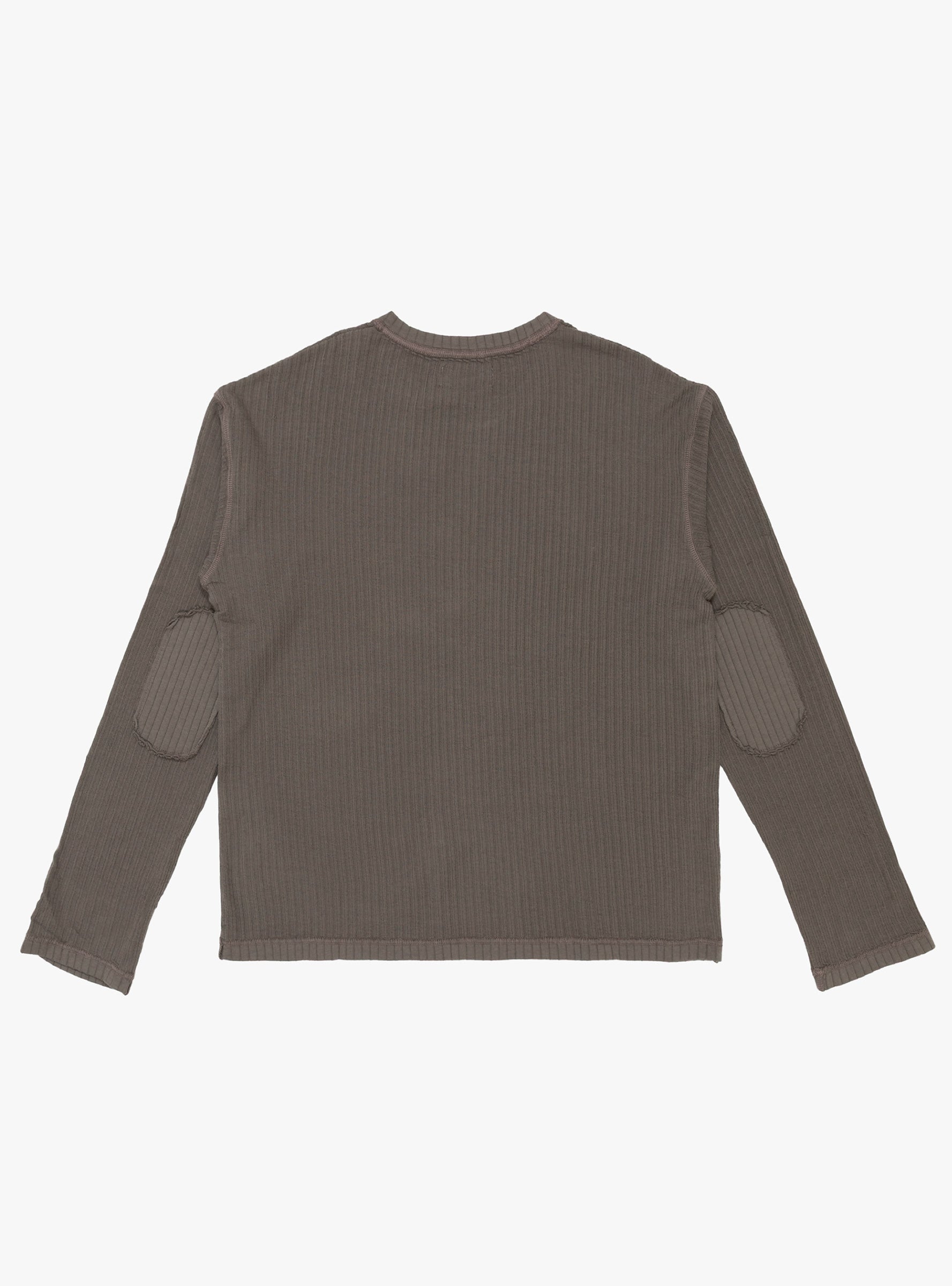M Reverse Rib Sweater Murkey Grey MFPEN (back) at Couverture & The Garbstore