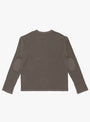 M Reverse Rib Sweater Murkey Grey MFPEN (back) at Couverture & The Garbstore