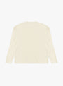 M Round Neck Sweater Ecru MFPEN (back) at Couverture & The Garbstore