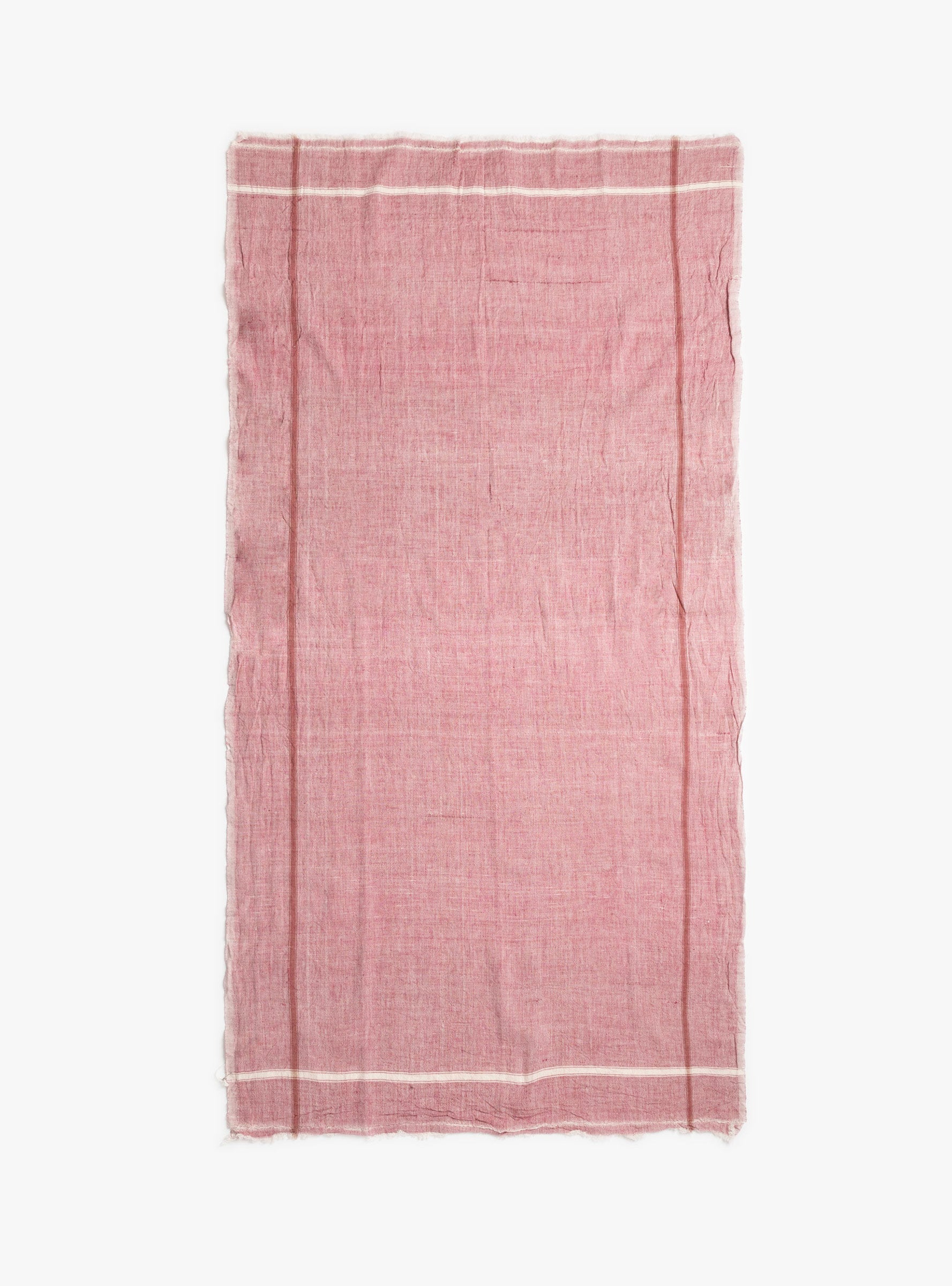 New Chambray Towel Purple Purple Auntie Otie (top view) at Couverture & The Garbstore