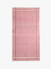 New Chambray Towel Purple Purple Auntie Otie (top view) at Couverture & The Garbstore
