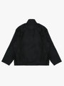 Work Smock Serge Black WANZE (back) at Couverture & The Garbstore