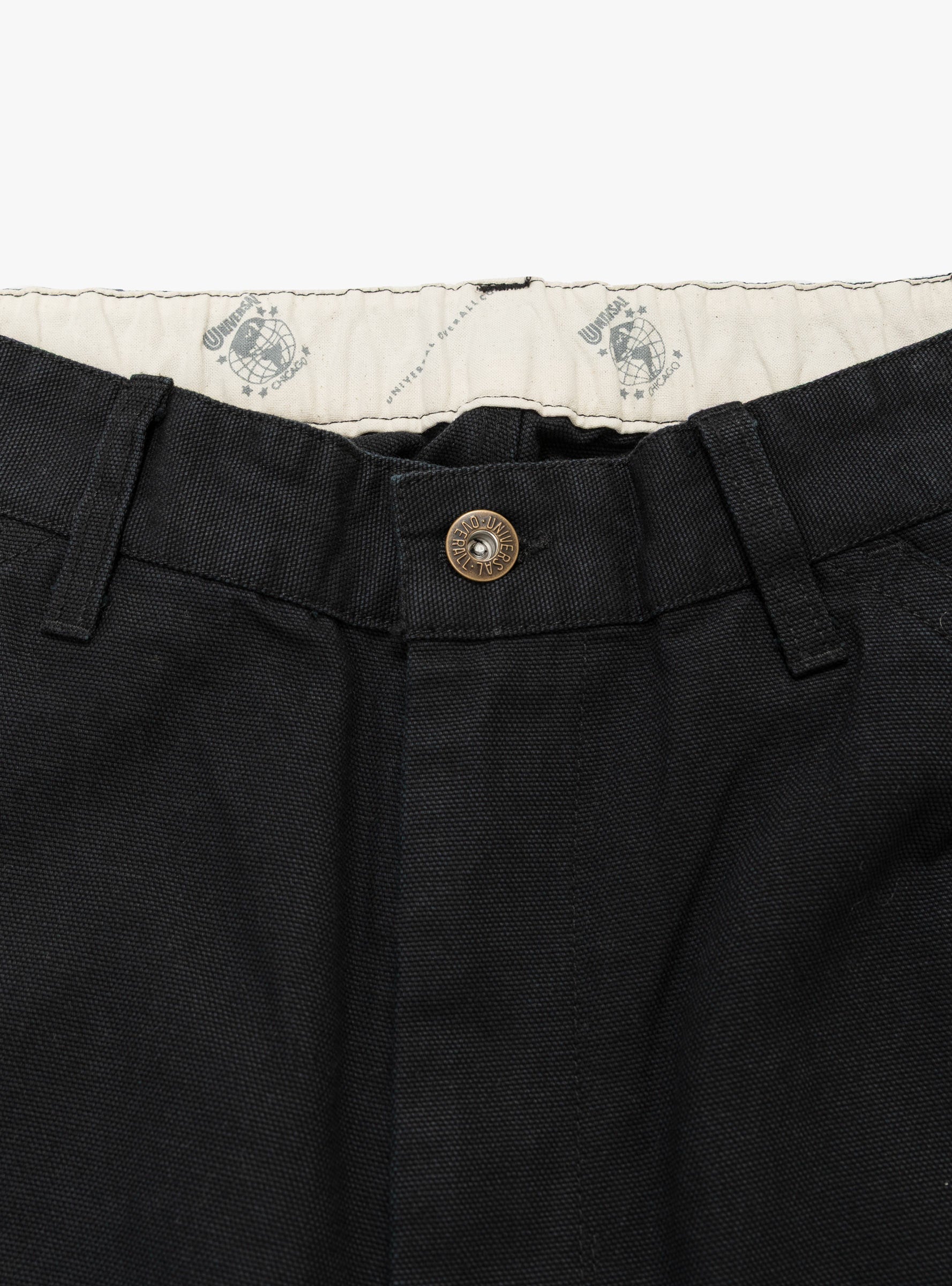 Ox Painter Pants Black UNIVERSAL OVERALL (button detial) at Couverture & The Garbstore