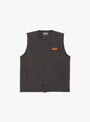 Insulation Vest Medium Grey UNIVERSAL OVERALL (front) at Couverture & The Garbstore