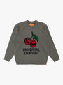 UO Cherry Knit Cherry Grey UNIVERSAL OVERALL (front) at Couverture & The Garbstore