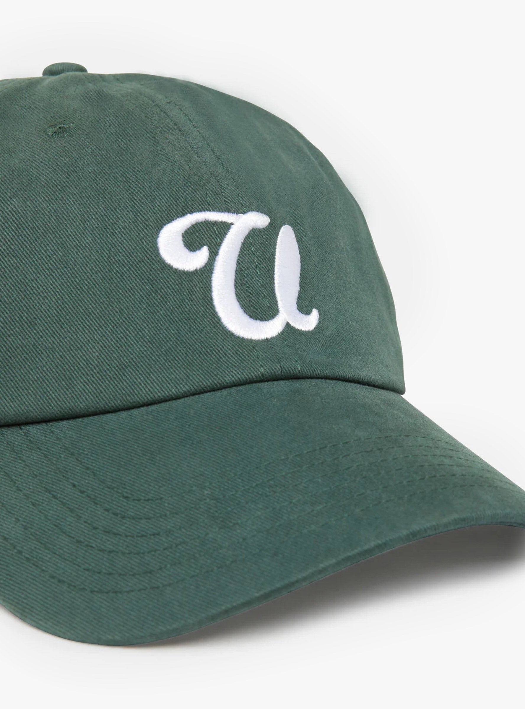 U Logo Cap Green Green UNIVERSAL OVERALL (logo detail) at Couverture & The Garbstore