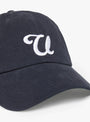 U Logo Cap Navy Navy UNIVERSAL OVERALL (logo detail) at Couverture & The Garbstore