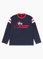 LS Ringer Tee Ink Stussy (Front) at Couverture & The Garbstore