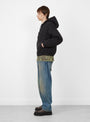 Work Jacket Ripstop Black Stussy (model side) at Couverture & The Garbstore