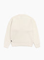 Waffle Cashmere Sweater Ivory Stussy (Back) at Couverture & The Garbstore