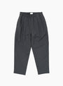 Relaxed 2 Pleat Pants Greige STILL BY HAND (Front) at Couverture & The Garbstore