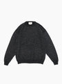 Wool Mohair Pullover Charcoal STILL BY HAND (Front) at Couverture & The Garbstore