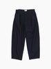 12 Oz Deep Tuck Denim Pants Dark Navy STILL BY HAND (Front) at Couverture & The Garbstore