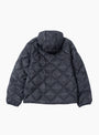 Base LT Down Hooded Jacket Charcoal Black HIKING PATROL (Back) at Couverture & The Garbstore