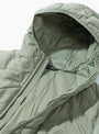 Base-LT-Down-Hooded-Jacket-Thyme-HIKING-PATROL-(Detail) at Couverture & The Garbstore