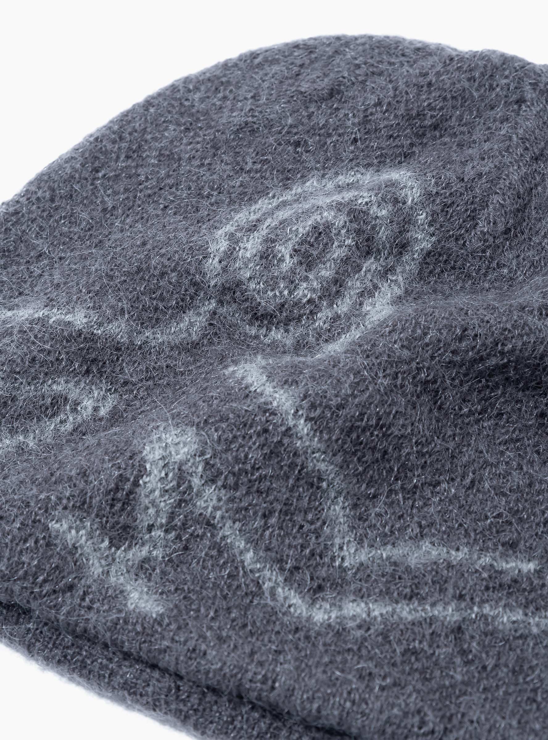 Essence Mohair Mixed Beanie Slate Brown HIKING PATROL (Detail) at Couverture & The Garbstore