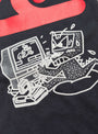 Beep T-Shirt Dolphin Blue B.EAUTIFUL (print detail) at Couverture & The Garbstore