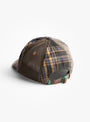 B-Turn Low Profile Hat Brown Plaid B.EAUTIFUL (back) at Couverture & The Garbstore