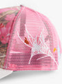 Biyu Hat Pink, Real Camo & Hot Pink B.EAUTIFUL (embroidery detail 2) at Couverture & The Garbstore