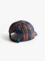Empty Low Profile Hat Green Plaid & Navy Plaid B.EAUTIFUL (back) at Couverture & The Garbstore