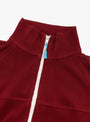 Yeti-Tek Cardigan v2 Crimson PARATODO (collar detail) at Couverture & The Garbstore
