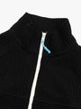 Yeti-Tek Cardigan v2 Black PARATODO (collar detail) at Couverture & The Garbstore