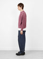 Callao-Sweater-Cranberry-PARATODO-(Model-Side) at Couverture & The Garbstore