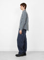 Jardin-Shirt-Sky-Blue-PARATODO-(Model-Side) at Couverture & The Garbstore