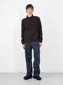Gonia-Shirt-Black-Camo-Jacquard-Black-Camo-Jacquard-PARATODO-(Model-Front) at Couverture & The Garbstore