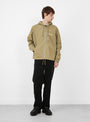 Beach-Shell-Cotton-Wax-Olive-Stussy-(model-front) at Couverture & The Garbstore