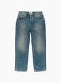 Big Ol' Jean Dark Wash Indigo Stussy (Front) at Couverture & The Garbstore