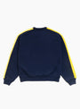 Paneled Striped Crew Navy Stussy (Back) at Couverture & The Garbstore