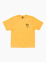High Rollers Pigment Dyed Tee Marigold Stussy (Front) at Couverture & The Garbstore