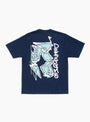 Smooth Sk8 Tee Navy Stussy (Back) at Couverture & The Garbstore
