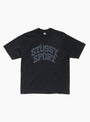 Block Sport Tee Black Stussy (Front) at Couverture & The Garbstore